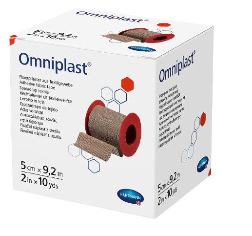 Пластир фіксуючий текстильний Omniplast® 5см х 9,2м 1шт